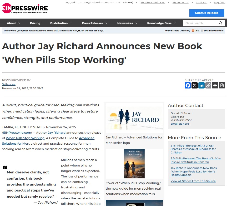 EIN New Book When Pills Stop Working Z